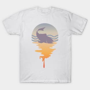 Retro Fish On An Ocean View T-Shirt